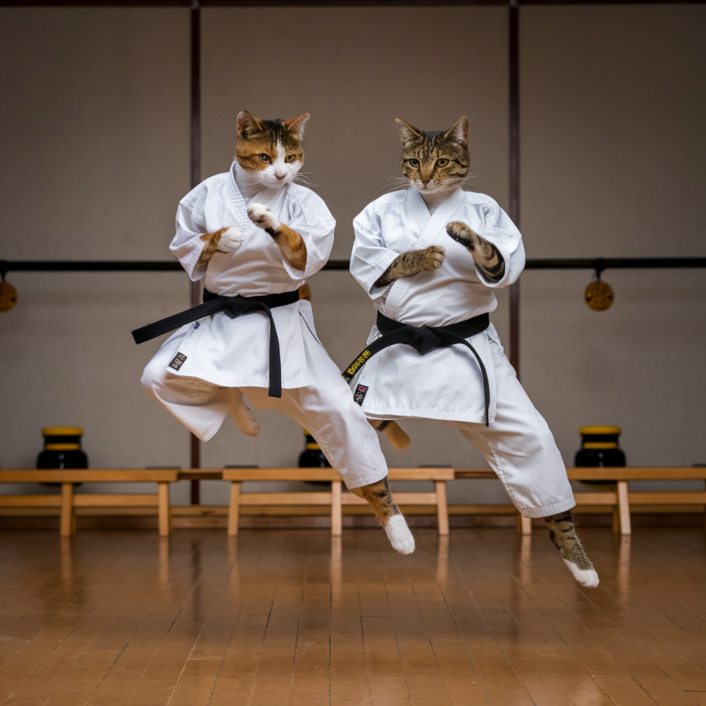 Karate Cats