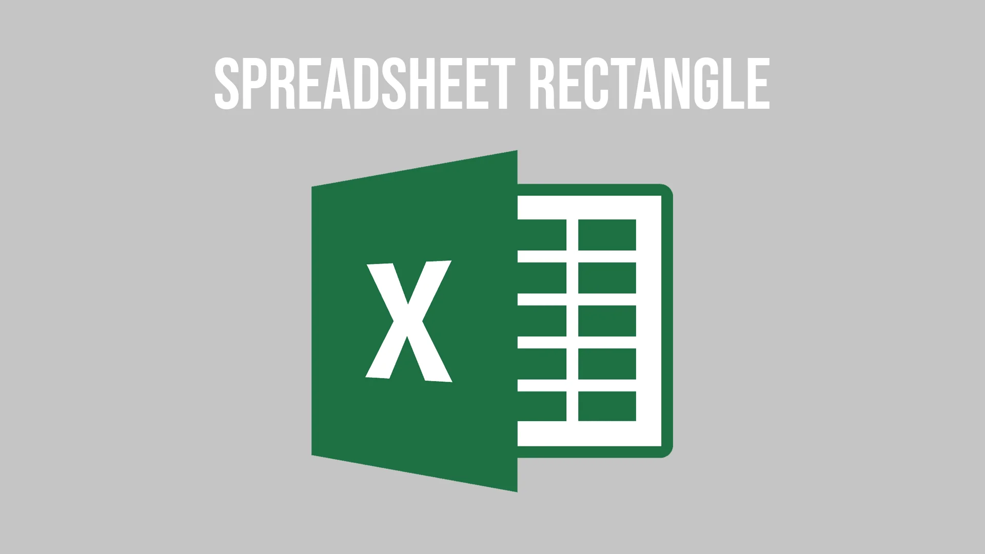 Spreadsheet Rectangles